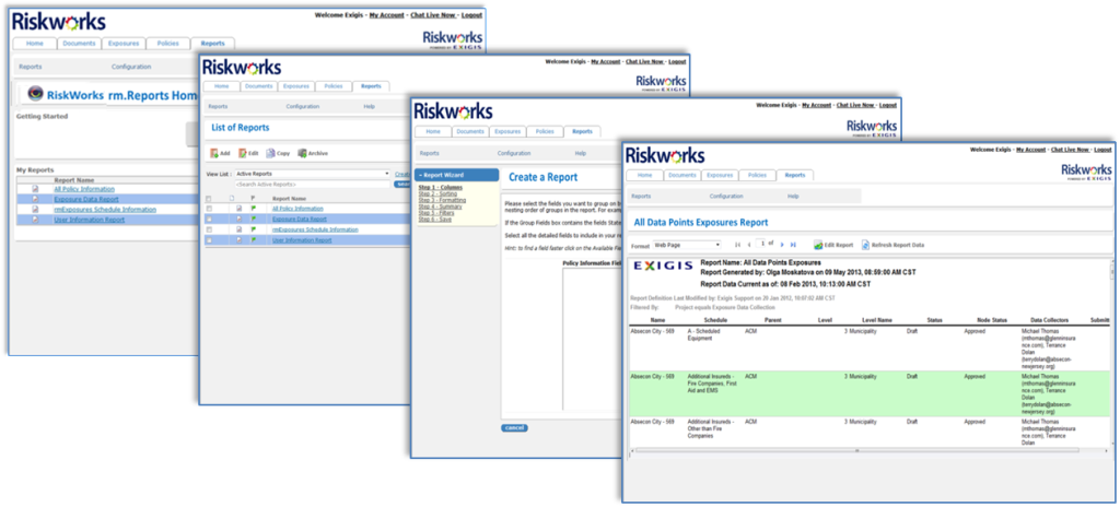 Reporting Services | Exigis.com